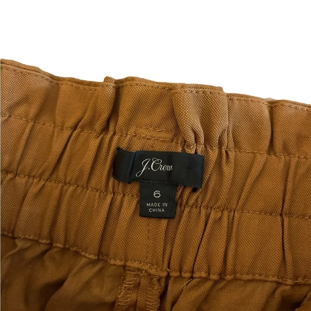 J. Crew Gold Brown Paperbag Waist Pants Sz 6